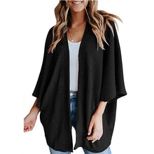Load image into Gallery viewer, Bat Sleeve Waffle Gerson Women&#39;s Cardigan
