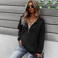 Load image into Gallery viewer, Autumn And Winter Solid Color Sweatshirt Long-sleeved Sexy Warm Jacket

