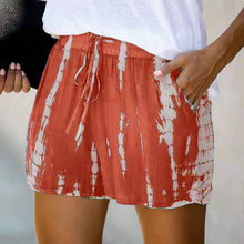 Load image into Gallery viewer, New Casual Pants Women&#39;s Summer Tie-dyed Striped Wide-leg Shorts
