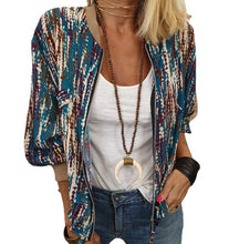 Load image into Gallery viewer, Women&#39;s Fashionable Printed Loose Jacket
