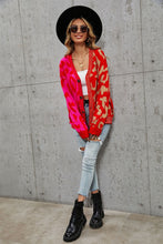 Load image into Gallery viewer, Leopard Print Stitching Fashion Personality Cardigan
