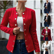 Load image into Gallery viewer, Double-breasted small blazer
