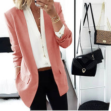 Load image into Gallery viewer, Slim fit Women blazer Solid Color
