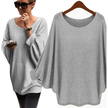 Load image into Gallery viewer, Casual Acrylic Plain Round Neck Long Sleeve T Shirt
