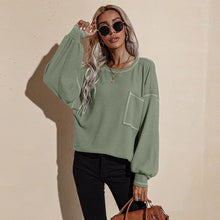 Load image into Gallery viewer, Women&#39;s Long-sleeved T-shirt Hedging Style Slim Sweatshirt
