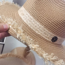 Load image into Gallery viewer, Women&#39;s New Panama Breathable Beach Straw Hat
