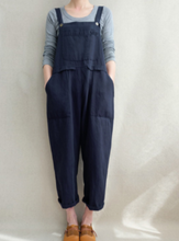 Load image into Gallery viewer, Daydreamer Cotton Overalls  4 Colors
