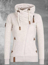 Charger l&#39;image dans la galerie, European and American Side Zipper Hooded Fleece Sweater
