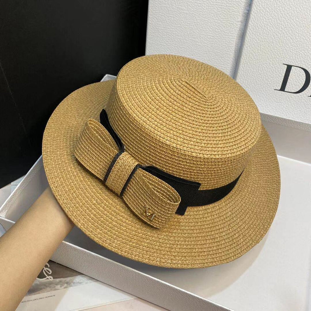 Summer Straw Elegant Mesh Breathable Women's Top Hat