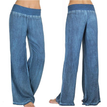 Load image into Gallery viewer, Denim Wide leg pants
