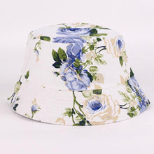 Load image into Gallery viewer, Stylish Cotton Floral Short Brim Bucket Hat
