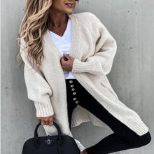 Load image into Gallery viewer, Loose Plus Size Casual Thick Cardigan Sweater
