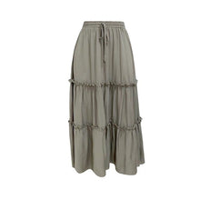 Charger l&#39;image dans la galerie, Women&#39;s High Waist Slim Cotton And Linen Skirt
