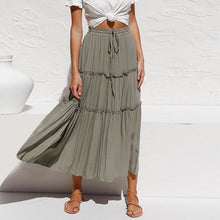 Charger l&#39;image dans la galerie, Women&#39;s High Waist Slim Cotton And Linen Skirt

