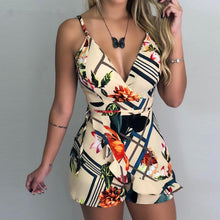 Load image into Gallery viewer, Fashion Sexy Print Suspender Jumpsuit
