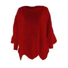 Load image into Gallery viewer, England Style Hollow Out Bat Sleeve Women&#39;s Thin Sweater
