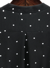 Load image into Gallery viewer, Women&#39;s Polka Dot Printed Long Sleeve Dress Bohemian Pleated Dress
