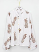 Load image into Gallery viewer, Long Sleeve Shirt With Pineapple Print
