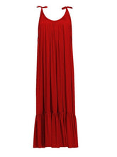 Load image into Gallery viewer, Large Swing Solid Color Halter Dress

