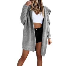 Load image into Gallery viewer, Solid Color Casual Loose Cardigan Sweater Coat
