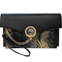 Charger l&#39;image dans la galerie, Elegant PU Snakeskin Chain Clutch for Daily Use
