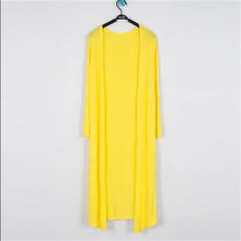 Load image into Gallery viewer, Sweet Solid Color Long Plus Size Long Sleeve Thin Cardigan-style Shirt
