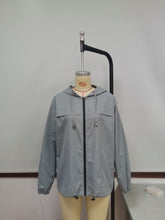 Charger l&#39;image dans la galerie, Outdoor Sports Hooded Waterproof Jacket Zipper Women&#39;s Top
