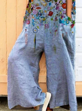 Charger l&#39;image dans la galerie, Sleeveless Printed Suspender Pocket Jumpsuit
