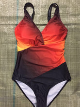 Load image into Gallery viewer, Rainbow gradient swimsuit one piece swimsuit
