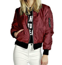 Load image into Gallery viewer, Fahionable Stand Collar Solid Color Zipper Jacket
