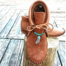 Charger l&#39;image dans la galerie, Tribal Vintage Plain Leather Warm Boots
