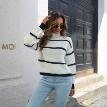 Load image into Gallery viewer, Striped Long Sleeve Casual Loose Pullover Jumper
