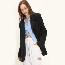 Load image into Gallery viewer, Women&#39;s Loose Bag Buckle Shoulder Pad Jacket All-match Fashionable Casual Suit
