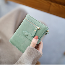 Load image into Gallery viewer, PU Leather Fashion Zipper Buckle Women Wallet
