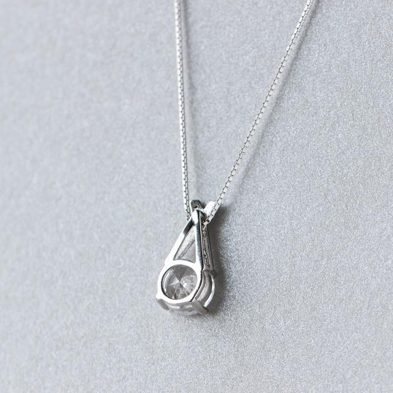 S925 Silver Pendant Female Wind Mori Sweet Short Chain Cross Necklace