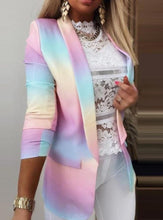 Load image into Gallery viewer, Classy Polyester Plain Shawl Collar Regular Sleeve Blazer
