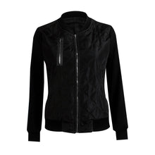 Load image into Gallery viewer, Women&#39;s Solid Color Fashion Zipped Cotton Jacket

