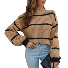 Load image into Gallery viewer, Striped Long Sleeve Casual Loose Pullover Jumper
