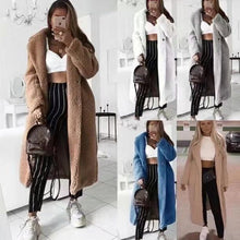 Load image into Gallery viewer, Ladies Autumn and Winter Midi-Length Woolen Coat
