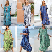 Charger l&#39;image dans la galerie, Beach Blousequick-dryin Blendingloose-fitting Large-size Holiday Gown
