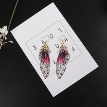 Load image into Gallery viewer, Butterfly Wing Earrings
