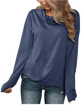 Load image into Gallery viewer, Solid Color Hedging Pile Collar Long Sleeves Shirt

