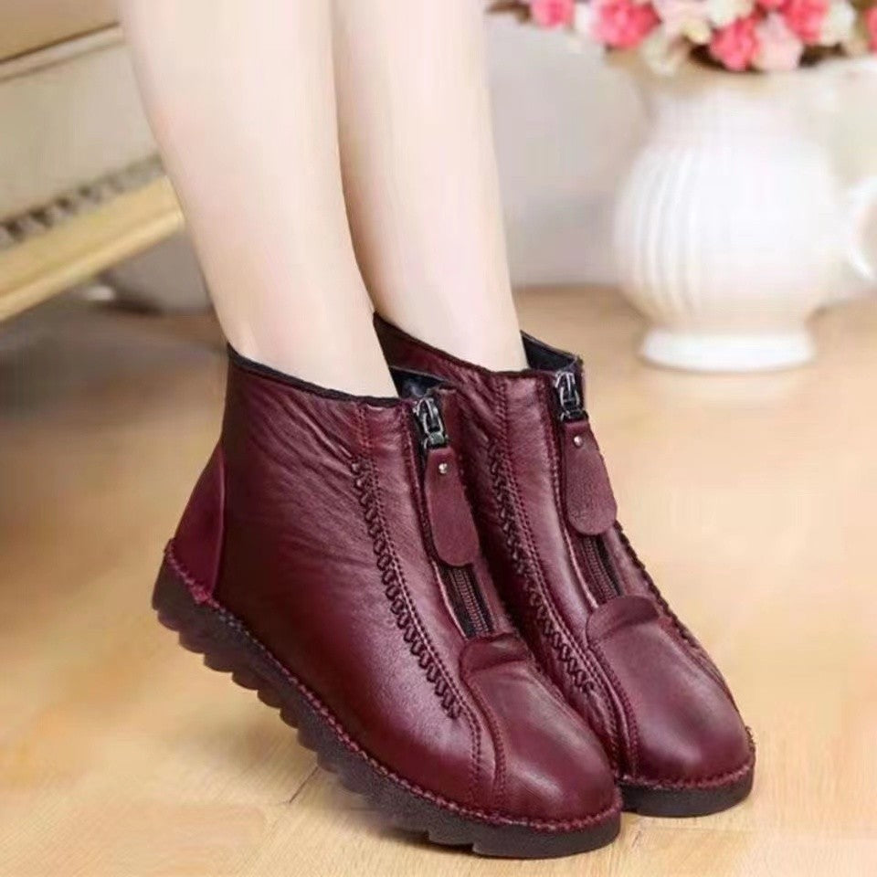 Casual Plus Velvet Padded Snow Boots Mother