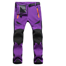 Load image into Gallery viewer, Men&#39;s And Women&#39;s Waterproof Windproof Fleece Thickened Ski Trousers
