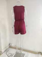 Load image into Gallery viewer, Casual Loose Fitting Wide Leg Shorts With Waistband And Tie Up
