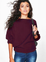 Load image into Gallery viewer, Fashion Polyester Plain Round Neck Regular Sleeve Sweater
