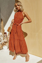 Load image into Gallery viewer, Sexy Summer Polka Dot Long-Length High Waistline Halter Dress

