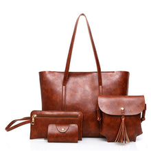 Load image into Gallery viewer, PU Zipper LargeWomen&#39;s Handbag Tote Bag
