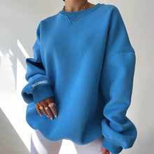 Load image into Gallery viewer, Women&#39;s Casual Polyester Loose And Versatile Pullover Sweatshirt
