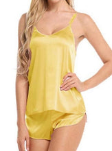Load image into Gallery viewer, Casual Acrylic Plain Color V-neck Sleeveless Sleepwear
